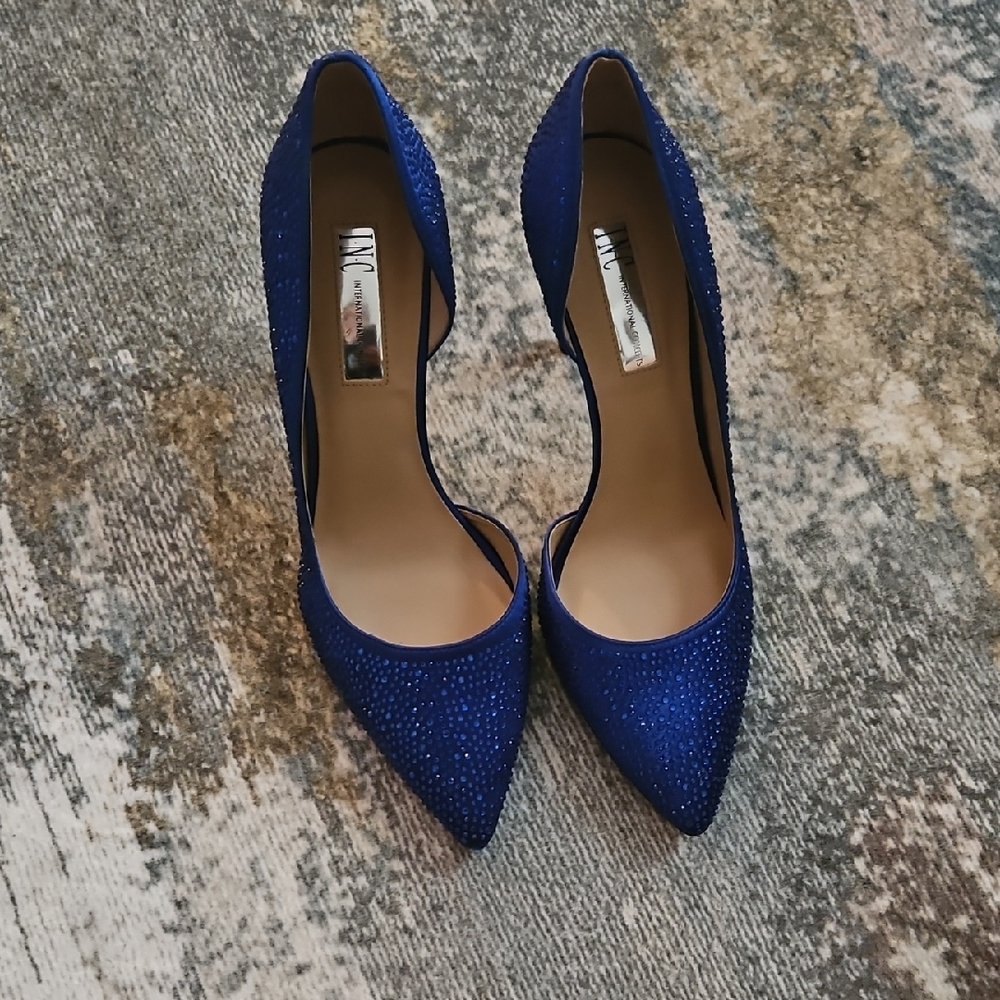 INC International Concepts Royal Blue Heels